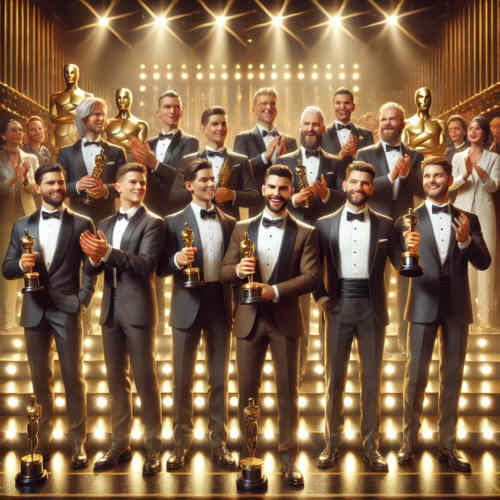 Der Oscar mit Gewinnern